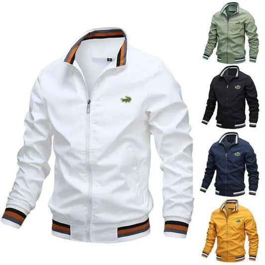 CARTELO Quality Bomber Casual Embroidered Jacket Men Autumn Outerwear Mandarin Sportswear Mens Jackets for Male Coats spring